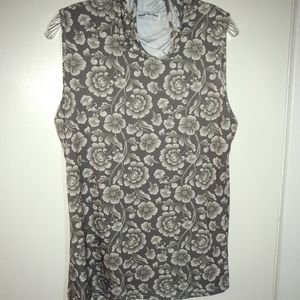 Unique top with attached mask, size L